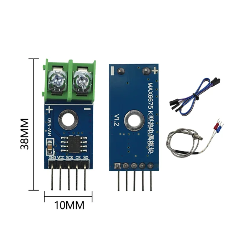 1PCS MAX6675 thermocouple module, temperature sensor, program code, temperature measurement module