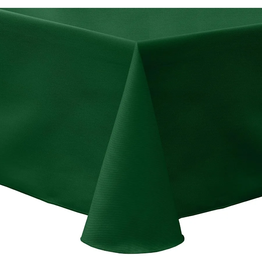 

Овальная скатерть из полихлопчатобумажной твила 52 x 70 дюймов — устойчивая к пятнам и морщинам столовая белье, хлопковая скатерть, которую можно стирать в машине — Hunte