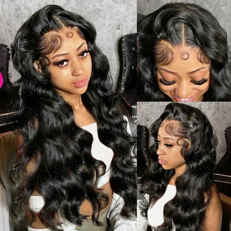 180% Transparent HD Body Wave 100% Remy Human Hair Wig 30 40 Inches 13x6 Lace Front Human Hair Wigs 13x4 Lace Frontal Wig