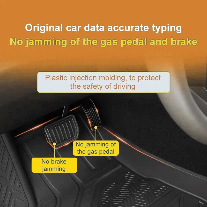 

TPE For Toyota RAV4 Accessories RAV-4 XA40 2013~2018 2014 Car Floor Mats Foot Panel Liner Custom Pad Waterproof Anti-wear Carpet