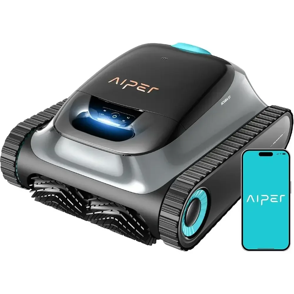 Weekly Custom Pool Cleaner, 270 Min Runtime, Smart Navigation, 11 Sensors, App-Controlled (Renewed)