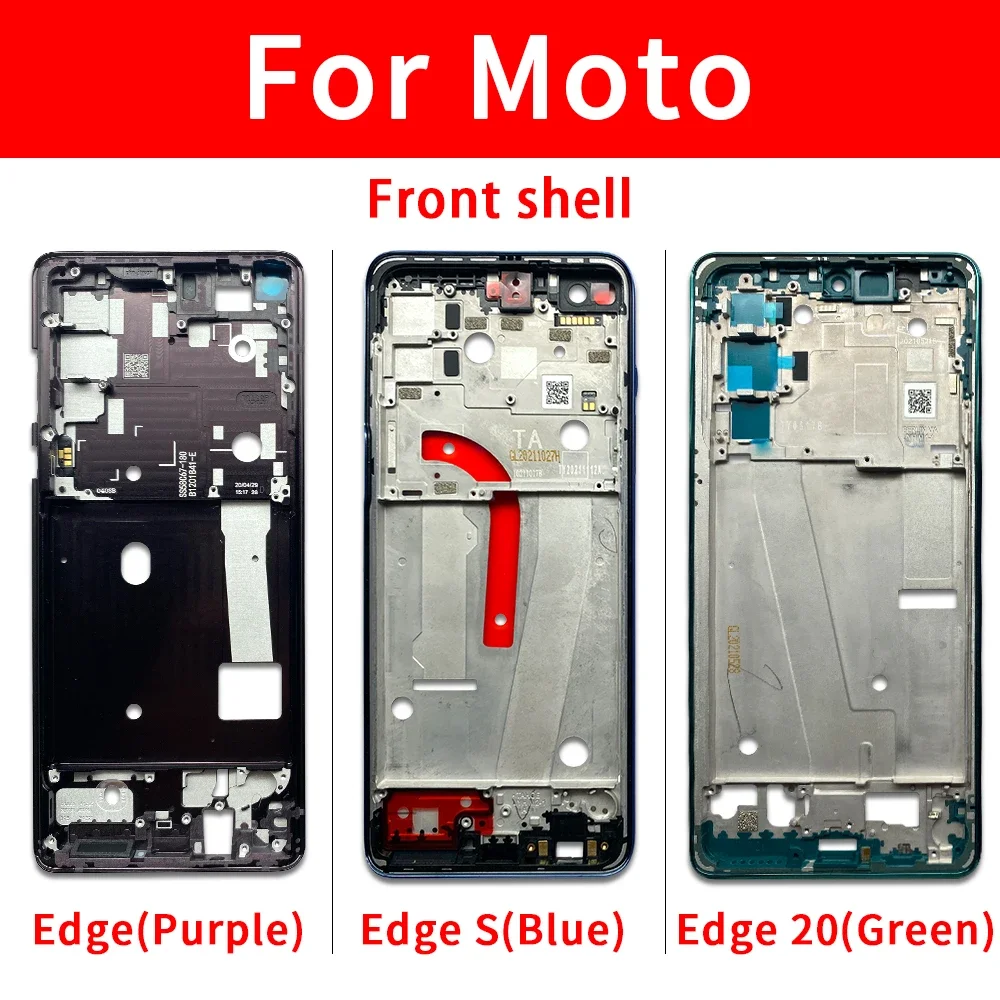 NEW For Moto Edge 20 Lite Pro S S30 Edge Plus Edge 40 Neo Middle Frame Housing LCD Front Frame Bezel Repair Parts