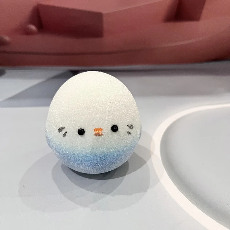 Leuke Japanse Kleurverloop Massaal Chick Pinch Fidget Creatieve Cartoon Dier Kuiken Trage Rebound Squishy Stress Relief Speelgoed