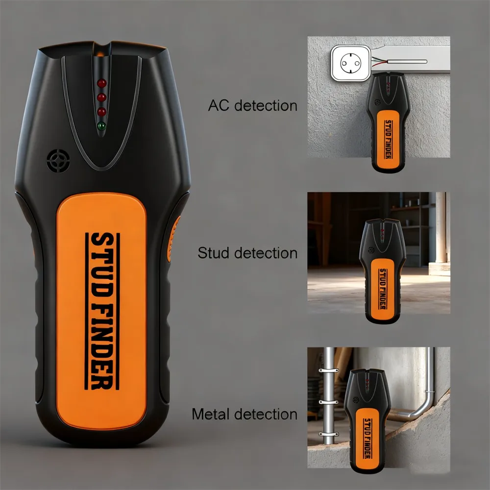 Handheld Metal Detector Multifunctional Stud Wood Finder Electronic Measuring Instrument Electronic Wall Detector Finders