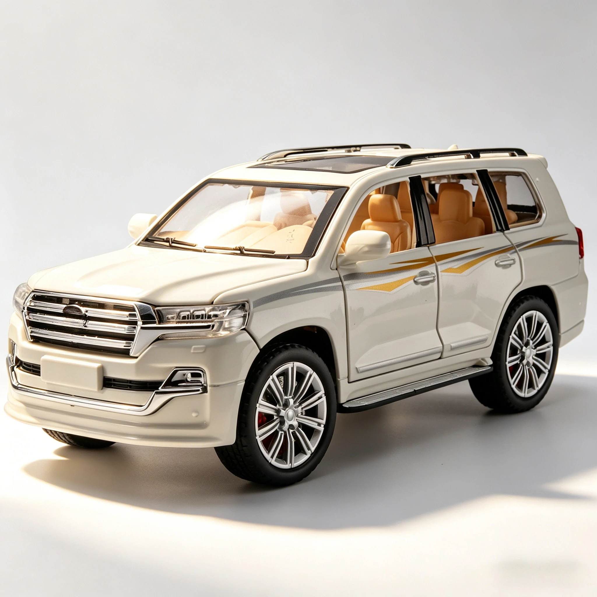 

Металлическая модель внедорожника Toyota Land Cruiser 1:24, сувенир, подарок парню