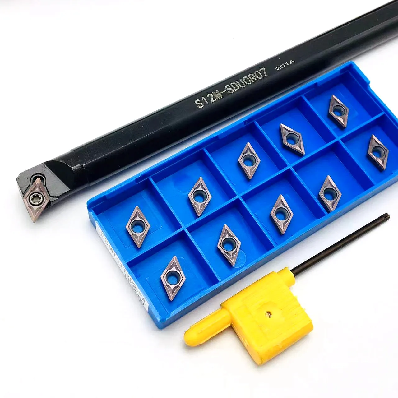 S12M-SDUCR07 S10K S08K S14N S16Q-SDUCR07 95 gradi foro interno portautensili per tornitura CNC DCMT070204 inserto per tornio con foro interno in metallo duro