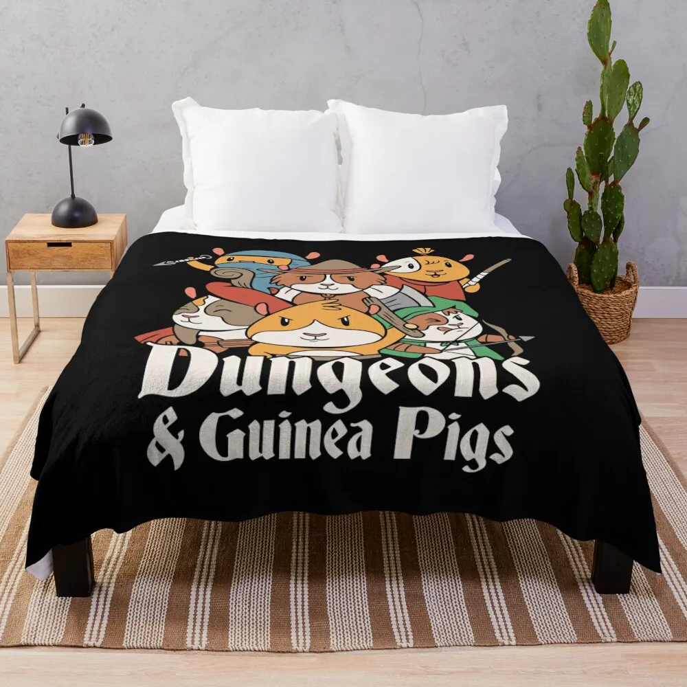 DUNGEON GUINEA PIGS Throw Blanket wednesday Polar Multi-Purpose Blankets