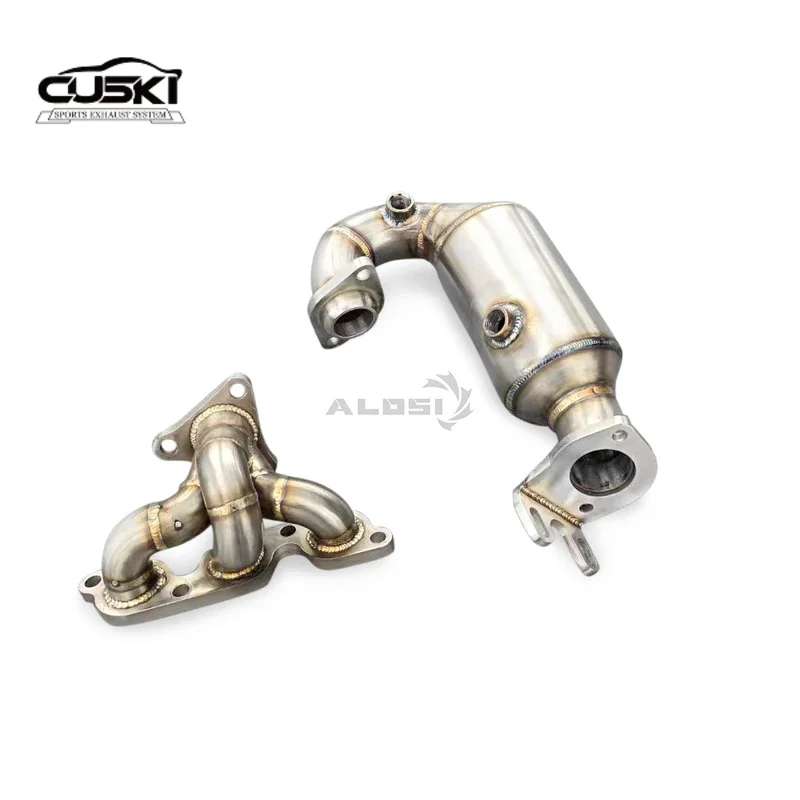 High performance exhaust components suitable for Audi RS3 2.5T 2017-2023 stainless steel performance exhaust straight pipes