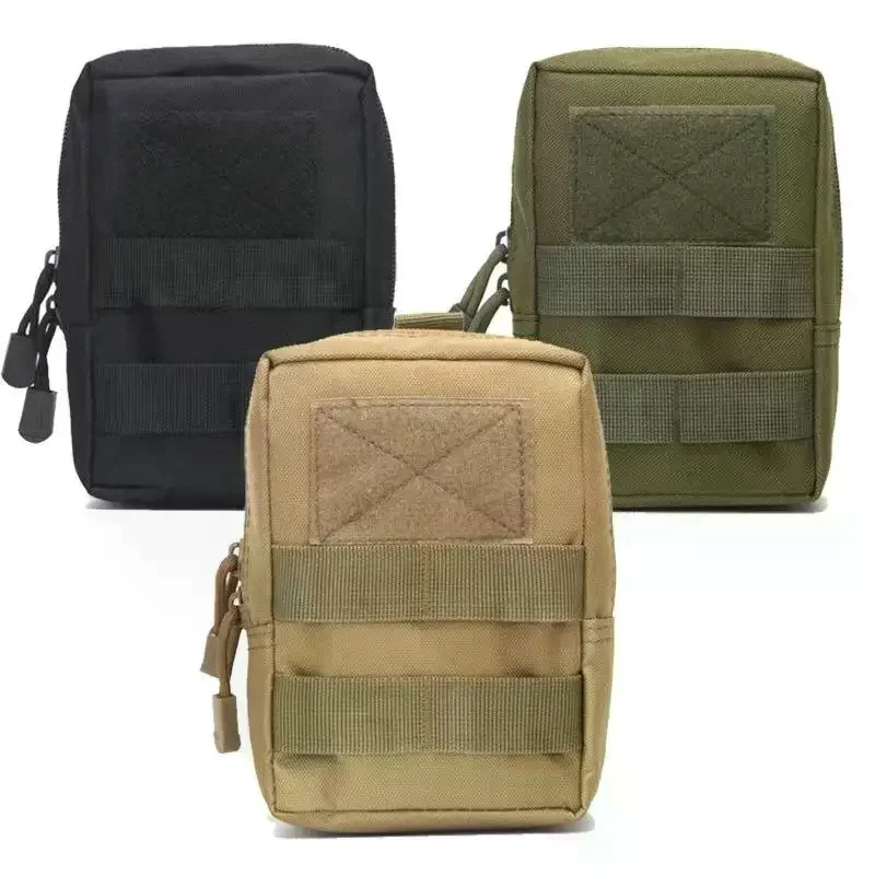 Multifunctional Accessory Tool Bag, Outdoor Waist Bag, Tool Pouch, Zippered Waist Bag With Pendant Accessories
