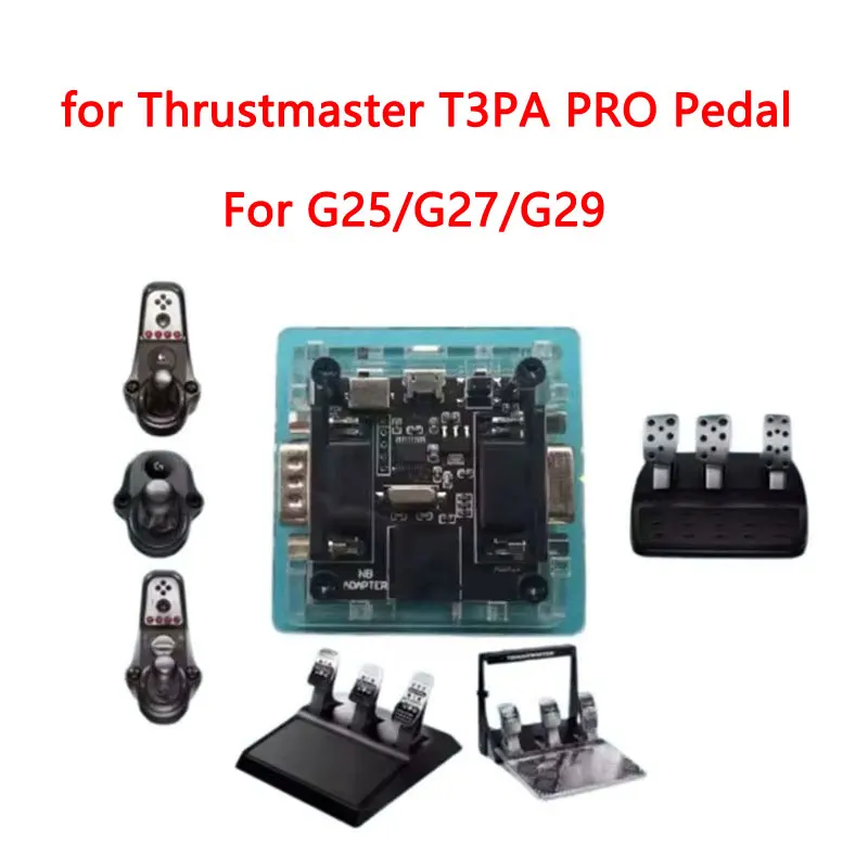 

Simracing Game Pedal Gear Shift-er MOD Adapter Converter For Logitech G25/G27/G29 For Thrustmaster T3PA PRO Pedal