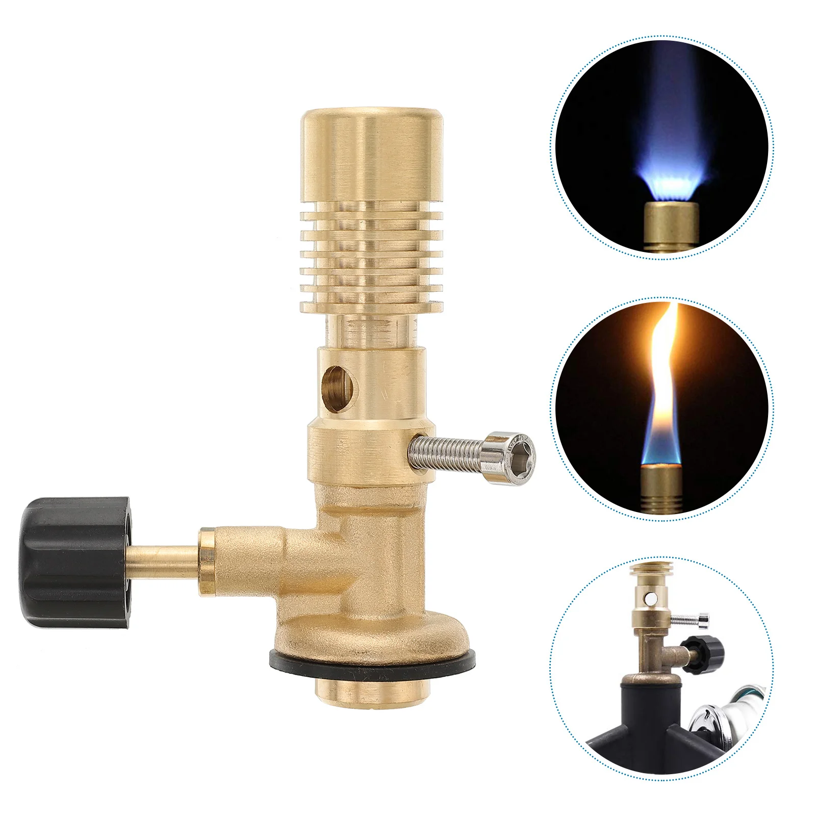 

Outdoor Grill Accessories Tools Blowtorch Portable Bunsen Burner Gas Brass Heating