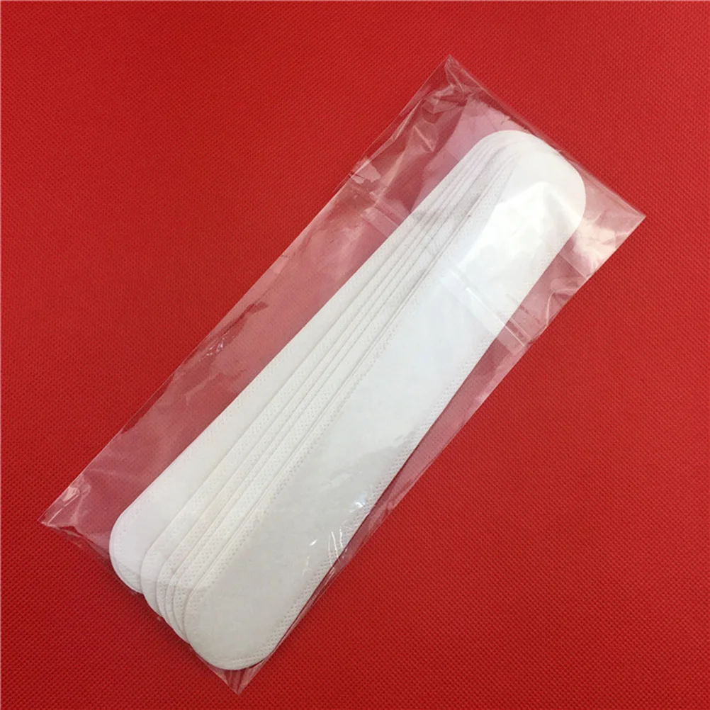 50 stuks zweetband wegwerp absorberende kraag nek hoed voering pads zweet sneldrogend sportgebruik zweetband