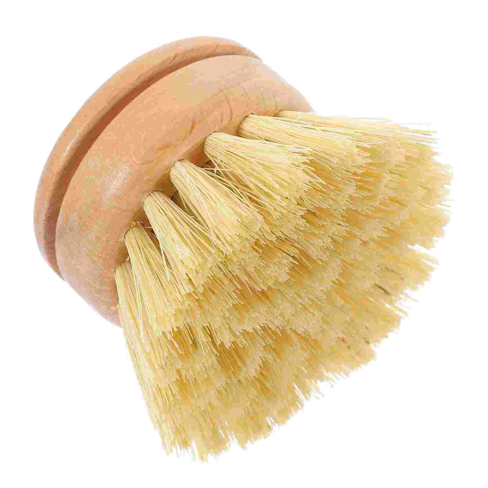 Scrubber Not Hurt The Pot Clean Brush Griddle Pan Wood Small Cleaning Dish Wash