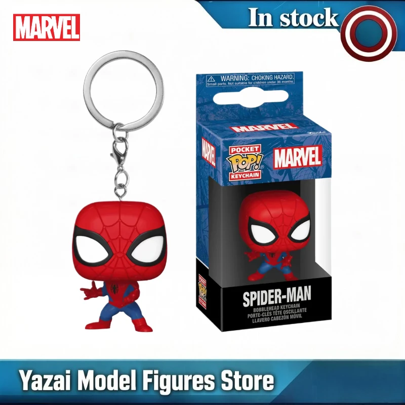 

Original Marvel Legends Series SPIDER-MAN Keychain Anime Figure Model Gifts Toy