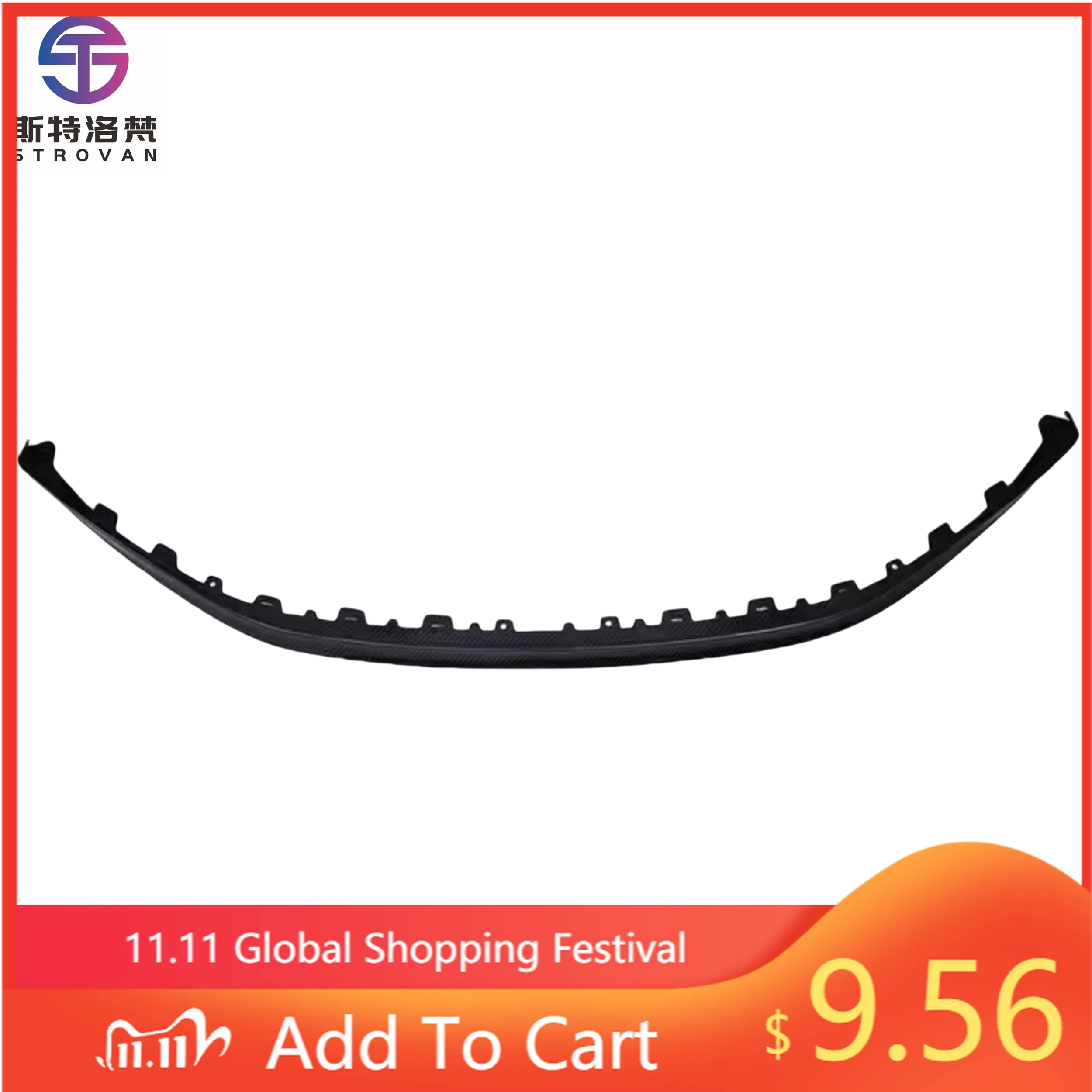 

STLF Handmade Carbon Fiber Appearance Upgrade Auto Part for Porsches 911 992.1 Front Bumper Lip Carbon Fiber PT Front Lip