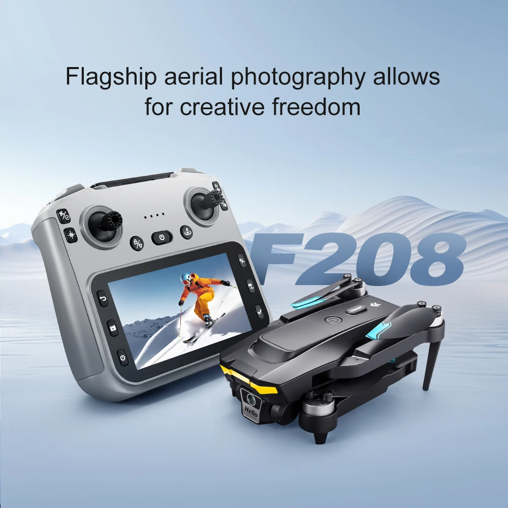 

F208 New Quadcopter drone HD Aerial Photography Drone GPS Positioning RC Aircraft obstacle avoidance drone 4k camera