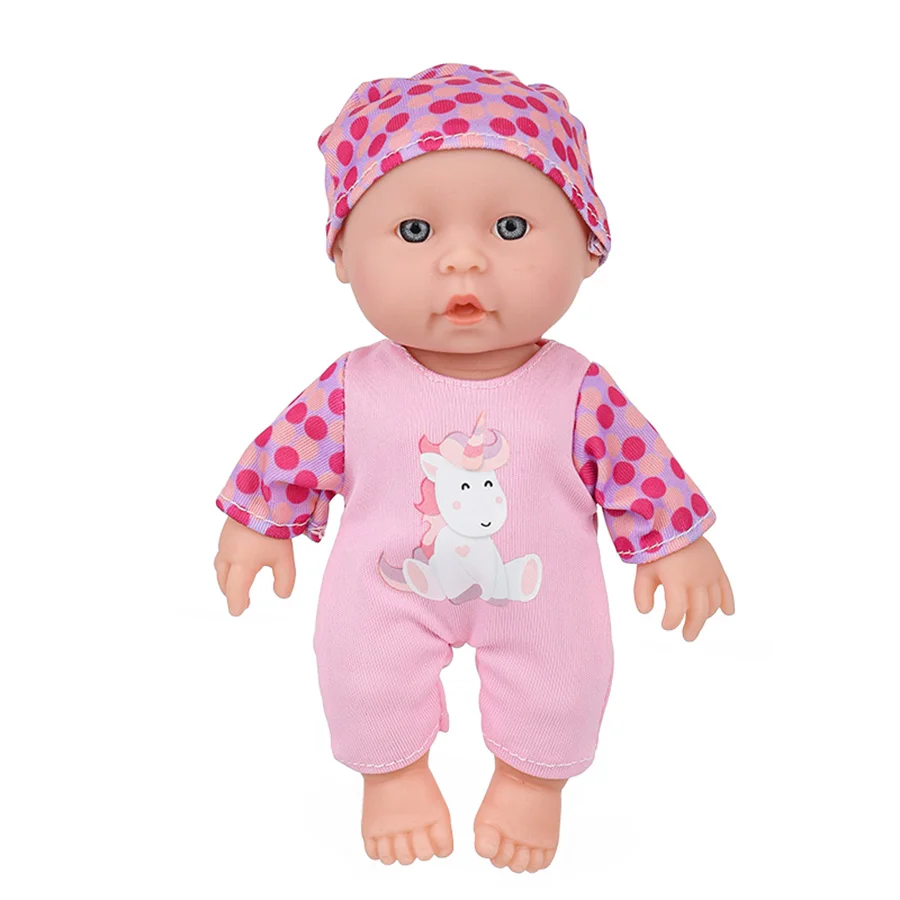 Poupées bébé Reborn en vinyle imperméable, 6.5 pouces/16,5 cm, avec vêtements, poupées réalistes, jouet pour enfants, cadeau