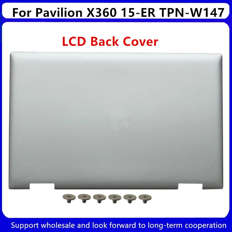 

New For HP Pavilion X360 15-ER TPN-W147 LCD Back Cover Rear Lid A Shell Silver M45108-001