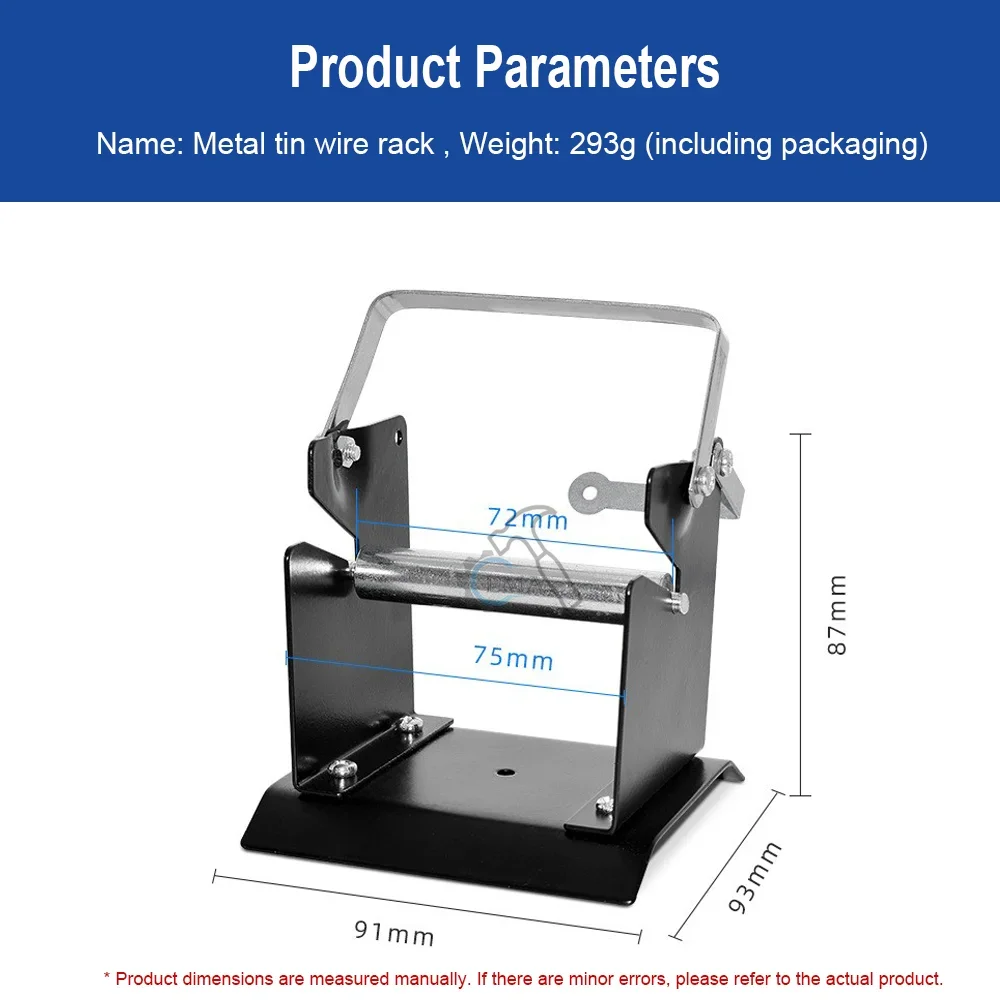 Solder Dispenser Reel Soldering Wire Stand Holder For Soldering Iron Stand Tin Welding Wire Bracket Tin Wire Rack Line Seat image 6