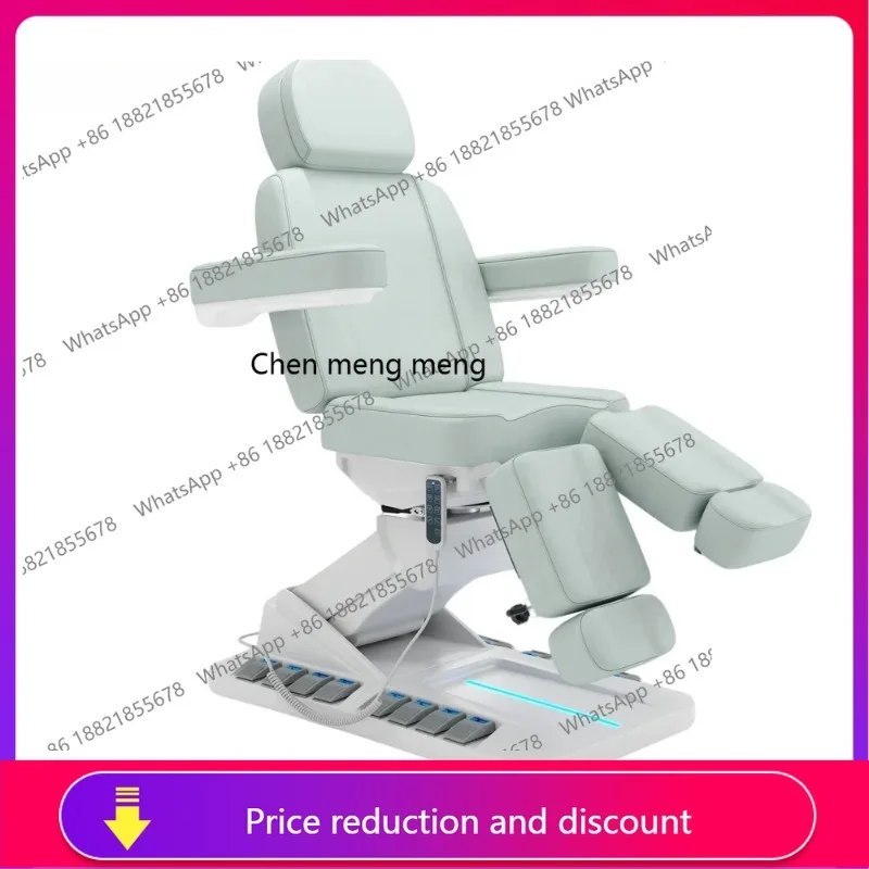 

New design electric 3 motor facial massage bed aesthetic spa lashes bed beauty chair salon