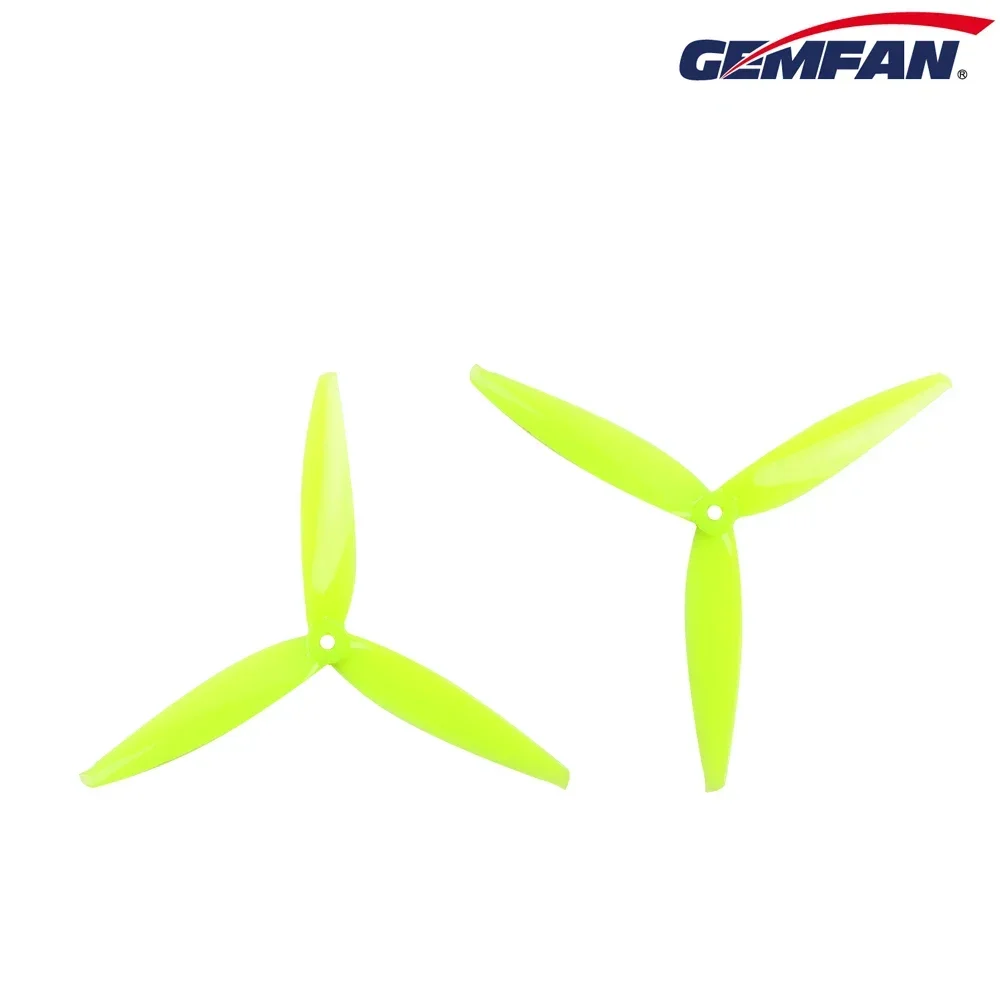 2 paires d'hélices Gemfan Flash 7040 7 pouces, 3 pales 7X4X3 CW CCW, accessoires pour RC FPV Racing Freestyle longue portée, pièces de Drones LR7