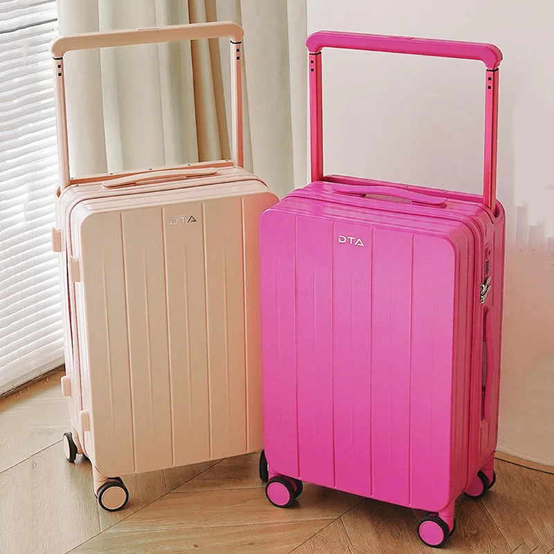 

Boarding box 20 inches high appearance level new luggage female small pink suitcase wide male trolley box 24