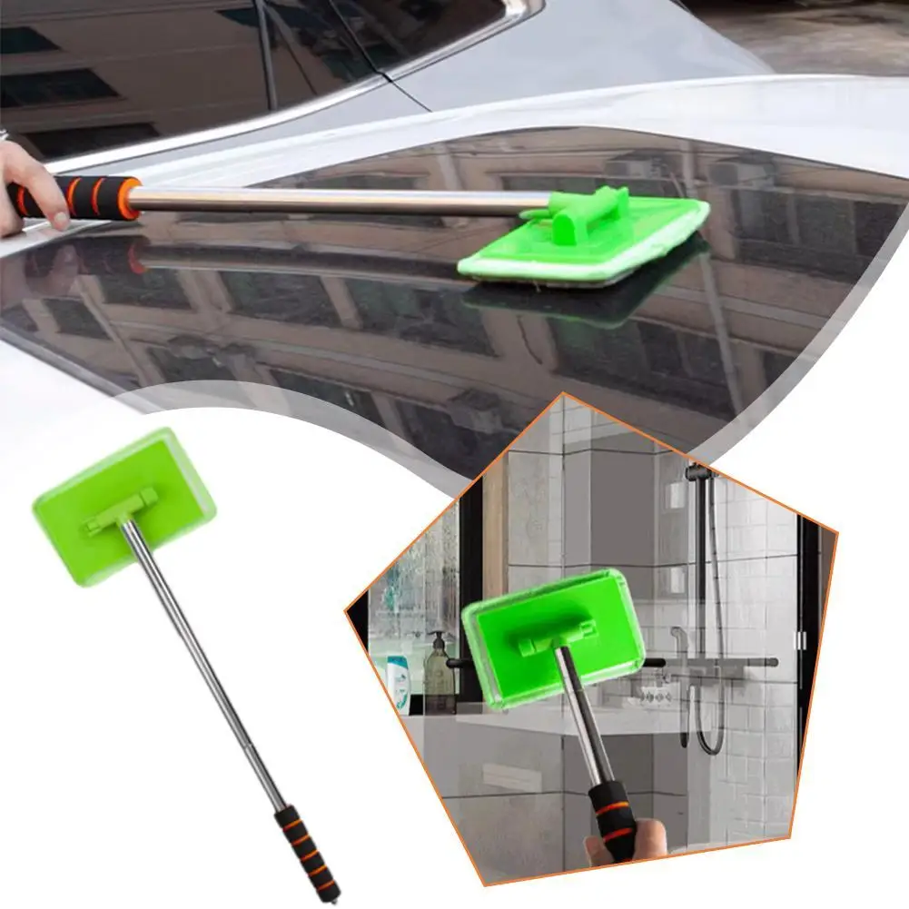 1pc Long Handle Car Wash Brushes Car Cleaning Artifact Glass Brush For Front Windshield Defogging Brush Dust Mirror Glass W Q8C6