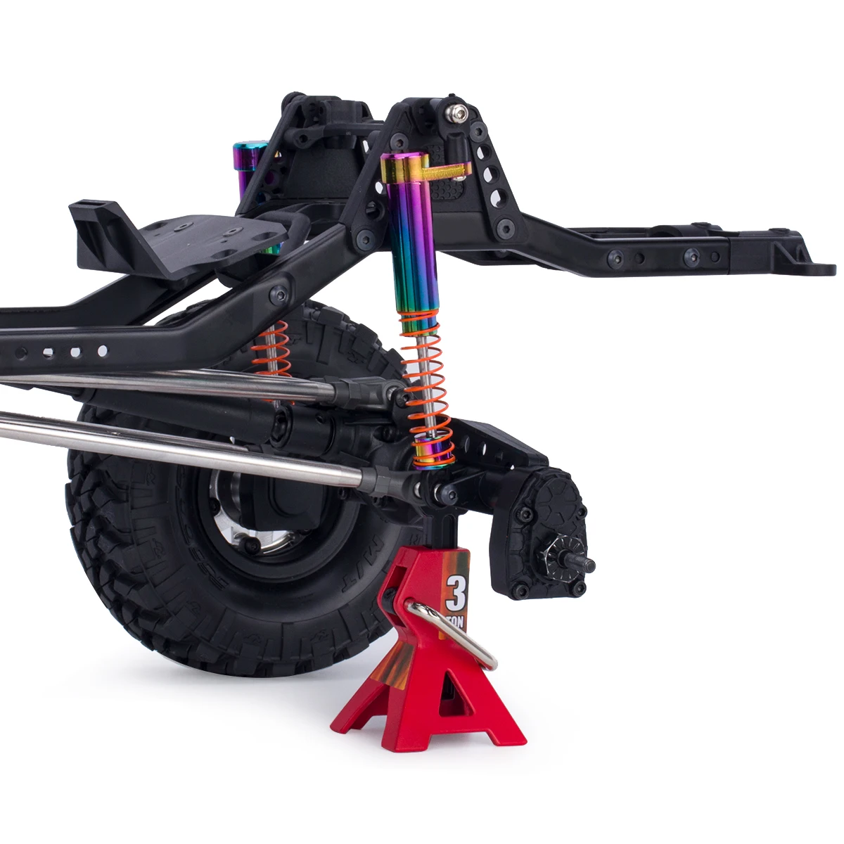 2PCS 75-115mm Ammortizzatori Regolabili Riempiti di Olio per 1/10 RC Crawler Axial SCX10 SCX10 II TRX4 VS4-10 Ammortizzatori In Lega di Alluminio