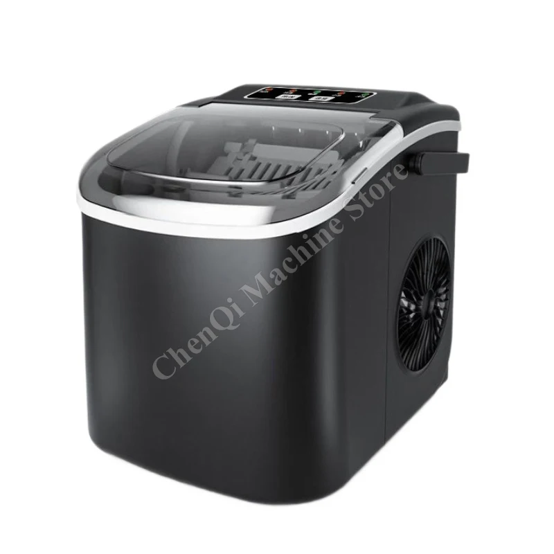 【夏のセレクション！】 ポータブルカウンタートップ製氷機ホームオフィス9個のアイスキューブ準備完了6分26ポンド氷/24時間製氷機