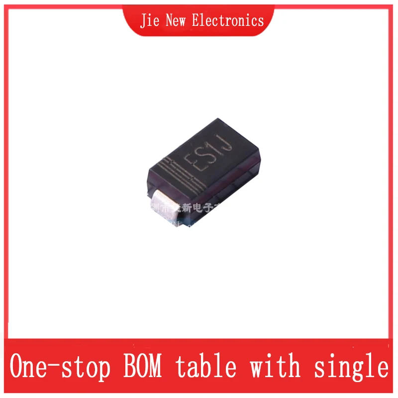 100PCS M1 M4 M7 SS14 SS24 SS34 SS54 SS16 SS26 SS36 SS56 SS110 SS210 SS310 RS1M RS2M RS3M ES1D ES1J SMA diode SMA(DO-214AC)