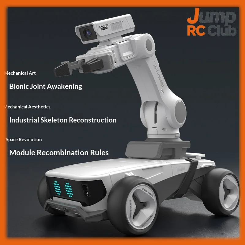 

MOEYOUTH Remote Control Tank Intelligent Programmable Robot 10Kg Load Capacity Four Wheel Drive Radar Obstacle Avoidance Mobile