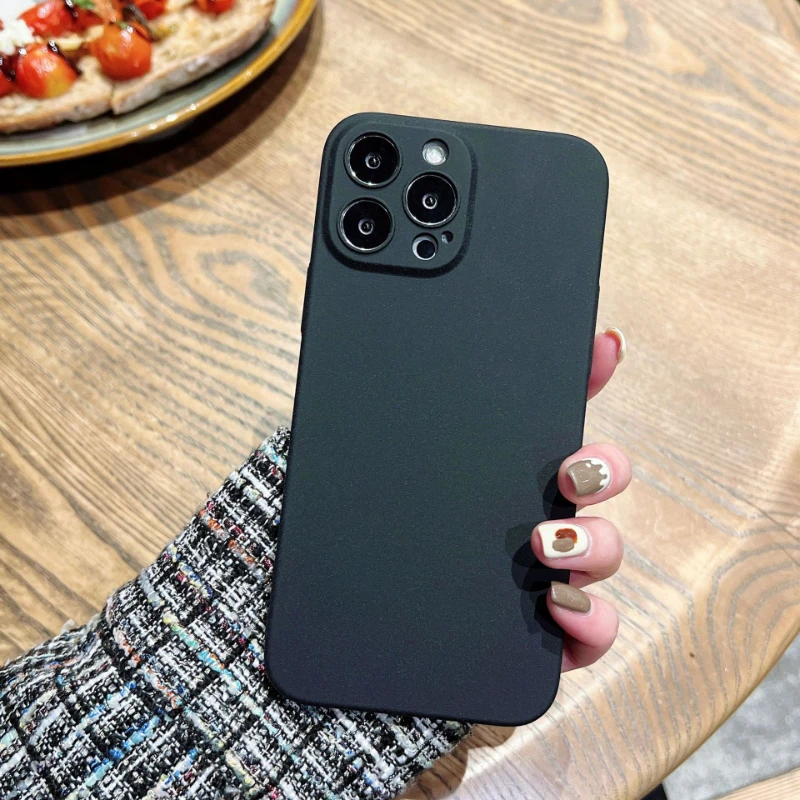 Flüssige Silikonhülle für iPhone 11, 12, 13, 14, 15, 16 Pro Max 13 Mini 14 Plus, Luxus-Schutzhülle, weiche Abdeckung – Detail 1