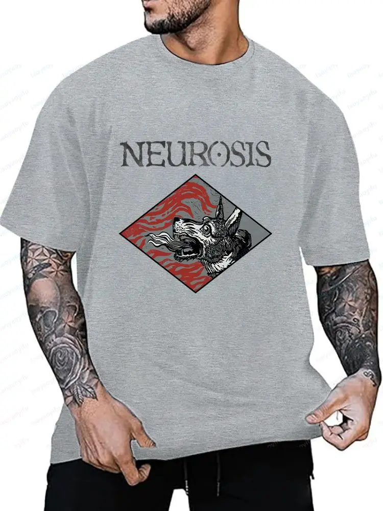 Neurosis Band - Casual Fashionable Fun Crazy Neutral Classic Cotton Short-sleeved T-shirt Suitable for Both Men and Women