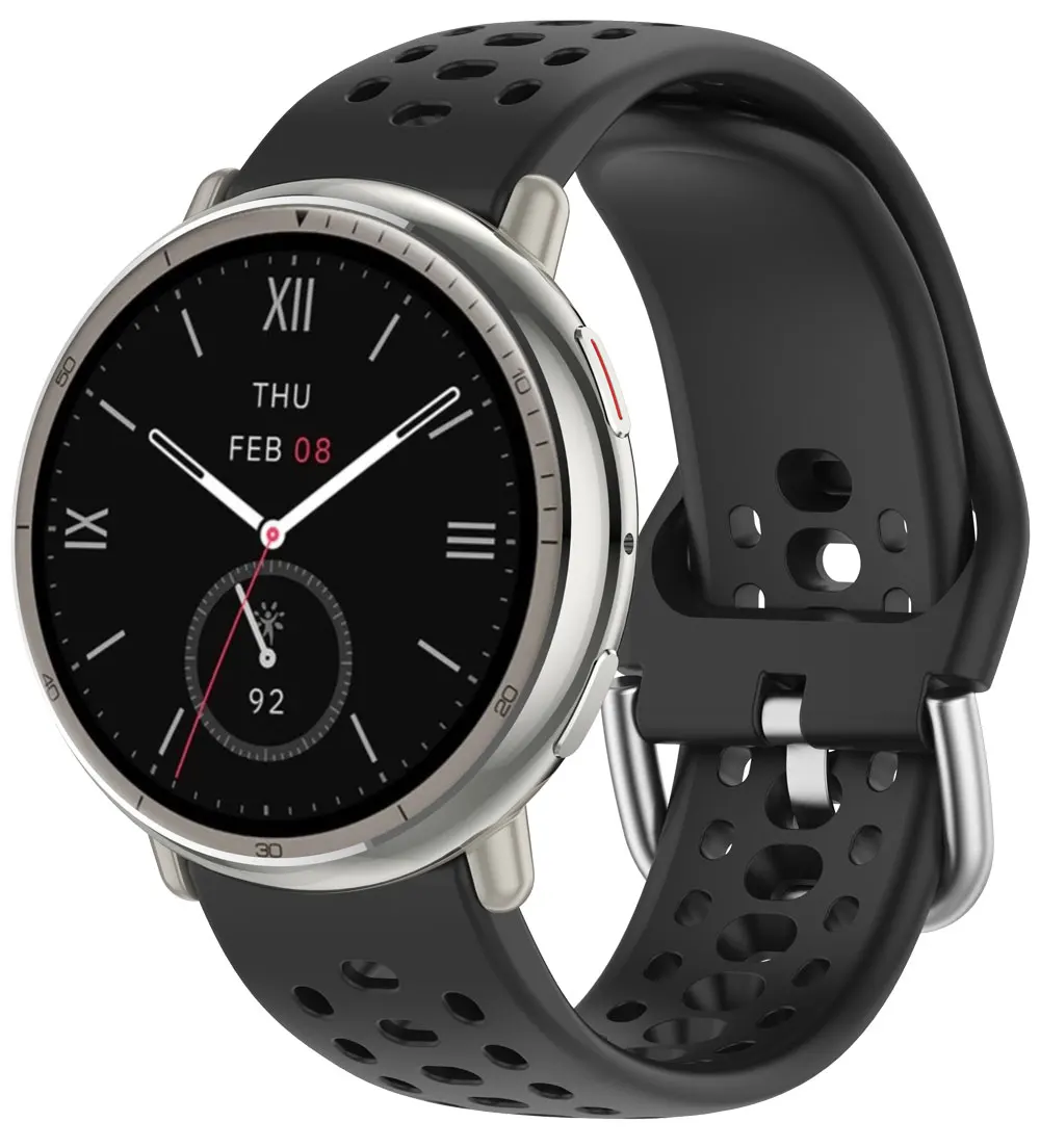 Sport Silikon Armband Für Amazfit Active 2 Original atmungsaktive Armband Intelligente Correa Amazfit Active 2 Armband zubehör – Detail 3