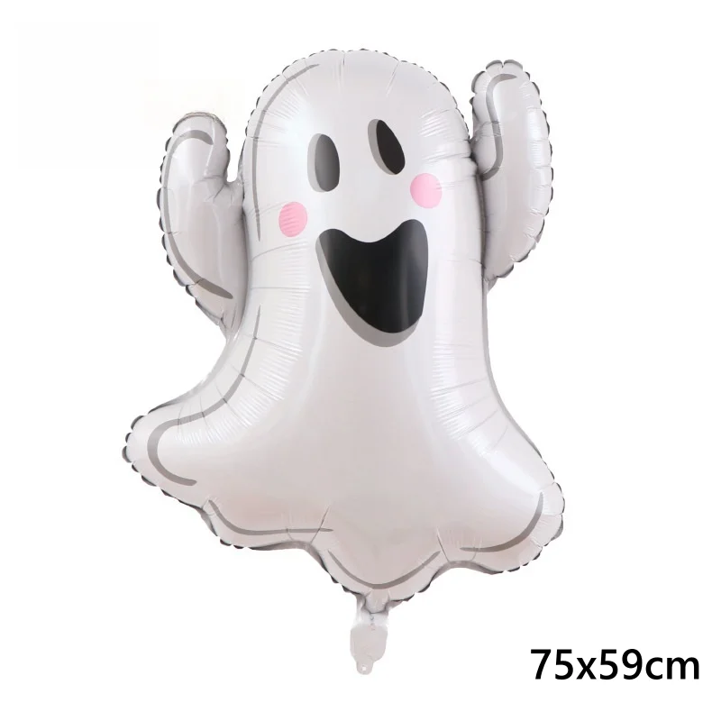 Decorazioni di palloncini fantasma di zucca di Halloween Palloncini foil di ragno Giocattoli gonfiabili Pipistrello Globos Forniture per feste di