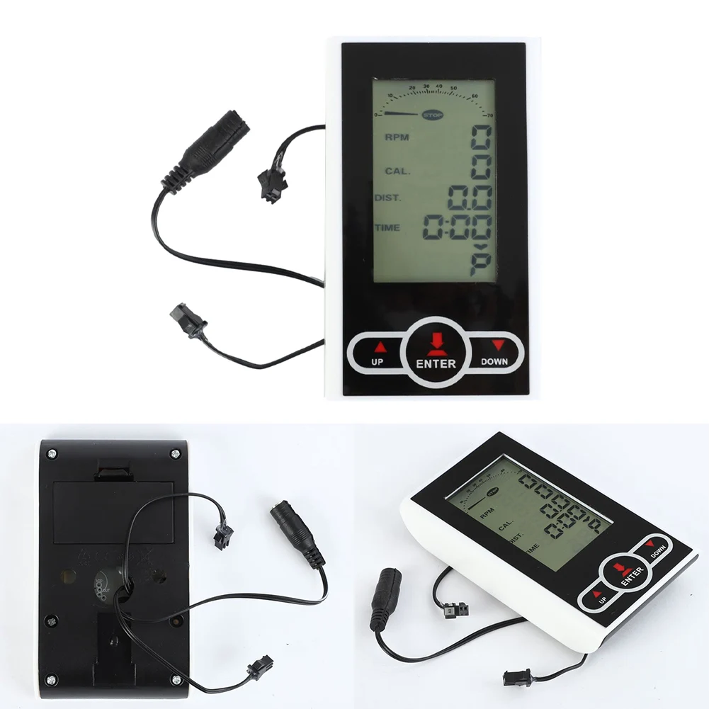 

Exercise Bike Speedometer Monitor Calories Mileage Scan Speed Times Total Mileage Exercise Bike Monitor Heart Rate