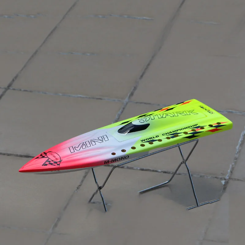 RC Speed Boat Hull MINI MONO Racing Version Fiberglass Hull DIY Remote Control Boat Model Toy Gift Hull Accessories