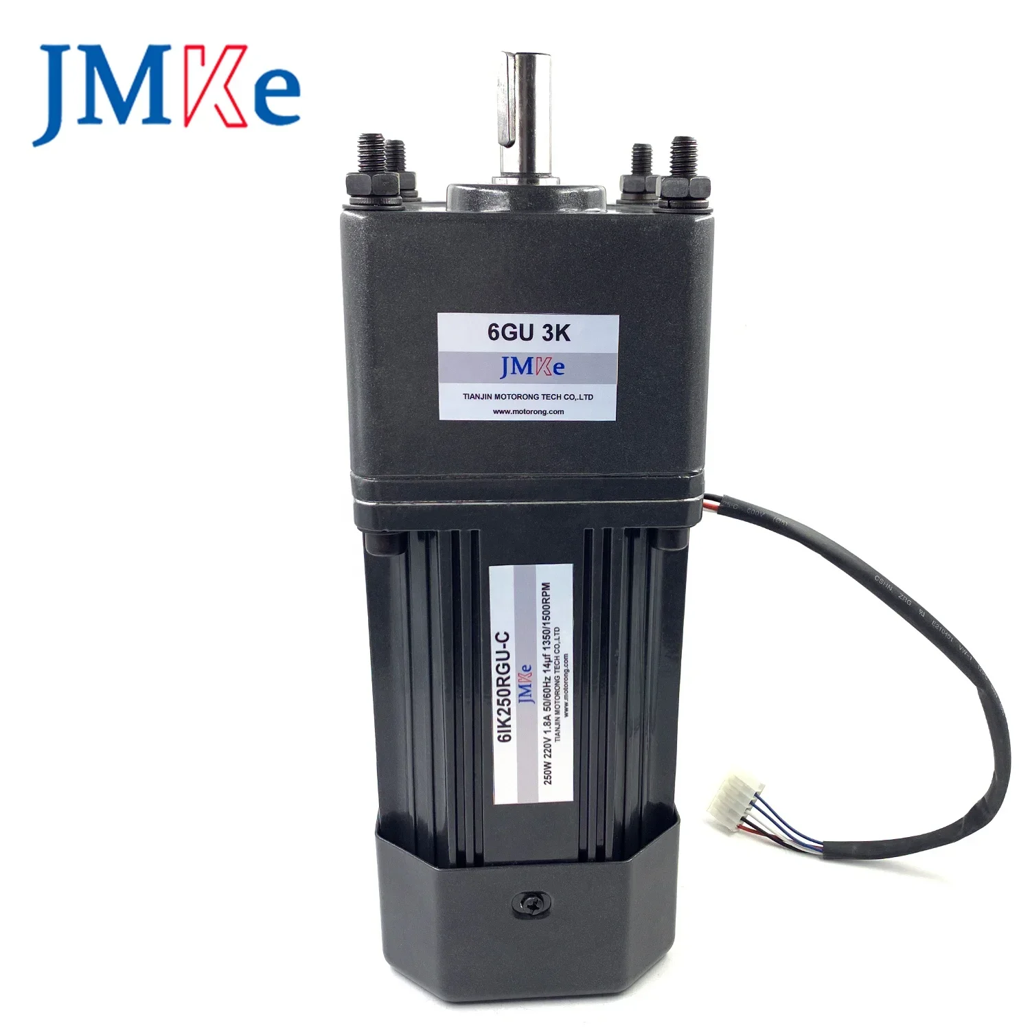 JMKE 250W 104*104mm 110v 220v 240v AC Single Phase Gear Motor