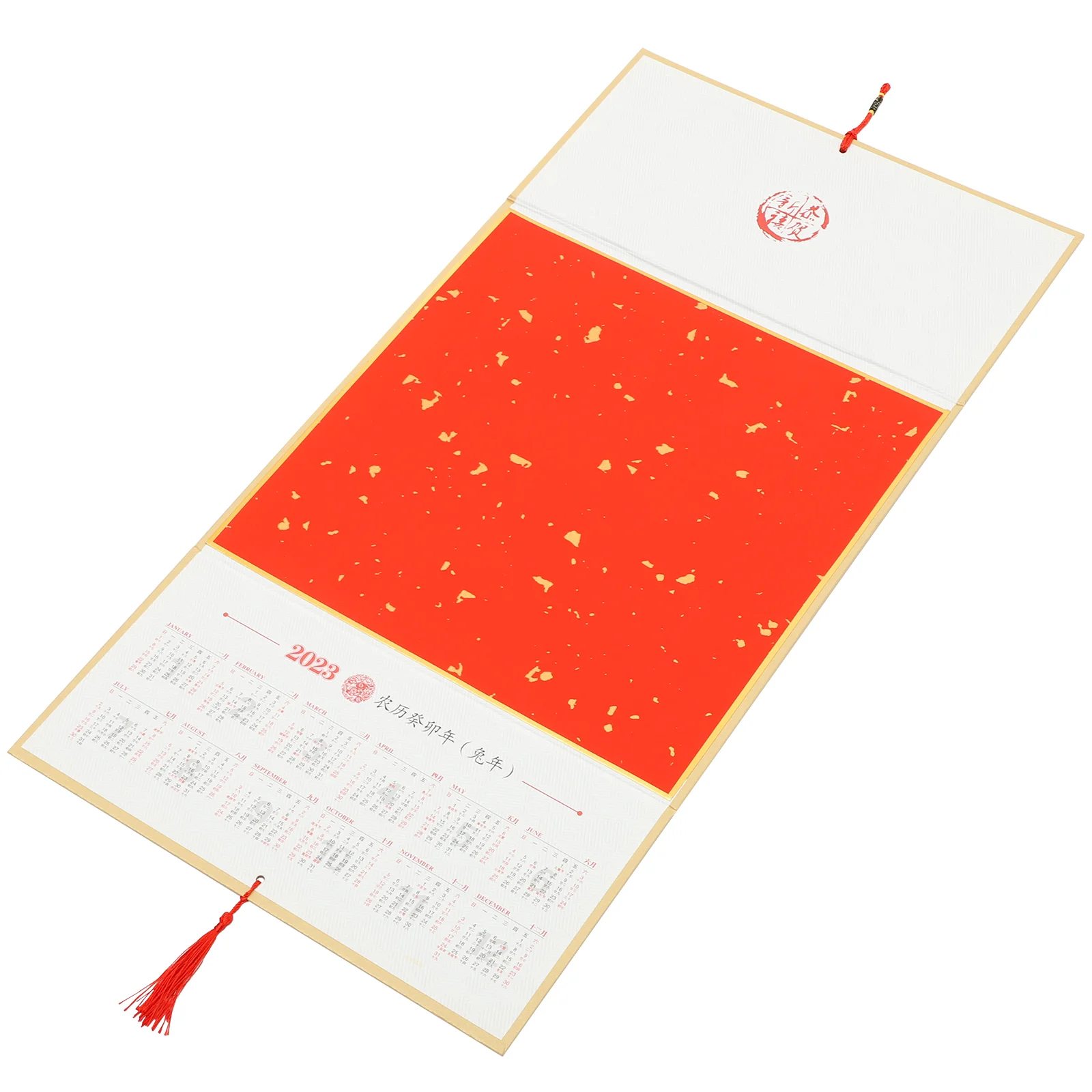 

Calligraphy and Painting 2023 Calendar Calendars Lunar Year Polyester Traditional Wall