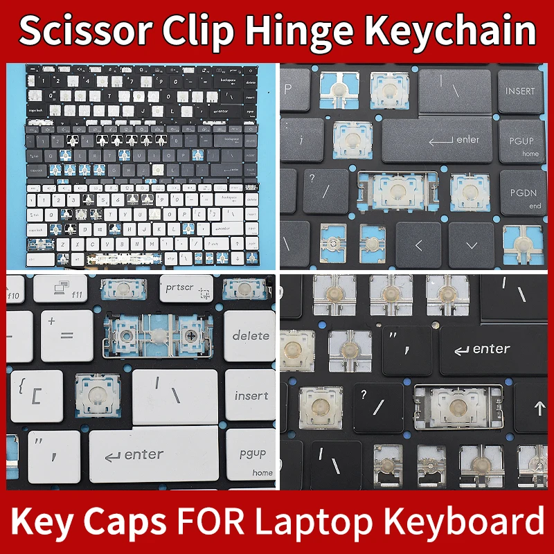 

Replacement Keycap Key Cap &Scissor Clip&Hinge For MSI Modern GS66 GE66 GP66 MS-1541 MS-1551 Keyboard KEY & Clips