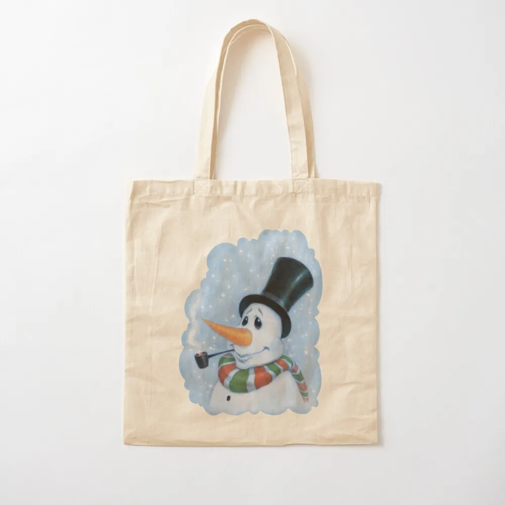 Snowman Tote Bag Women's shopper bag shopping cart bags free delivery bags