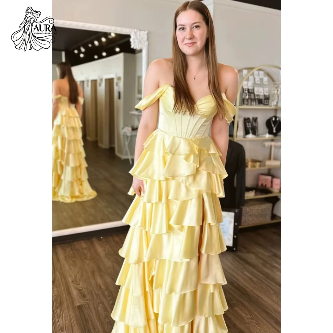 

Aura Shawl Robe Designer Luxe Elegant Woman Dress Custom Made Women's Evening Dresses 2026 Luxury Dresses for Prom Round Neck