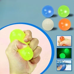 100PCS Dream Balls Glow in The Dark That Stick Glow-in-the-dark Ball Venting Balls Pinch Balls Party Decoration Children's Gifts