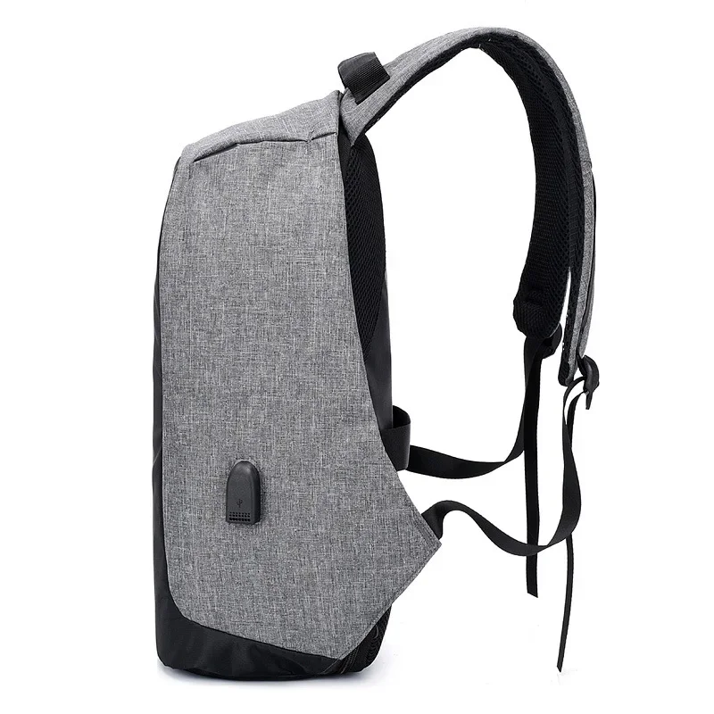 Mochila Oxford de Carregamento USB para Homens e Mulheres, Mochila de Negócios, Bolsa Antifurto para Computador, Mochila Escolar Impermeável, 15,6"