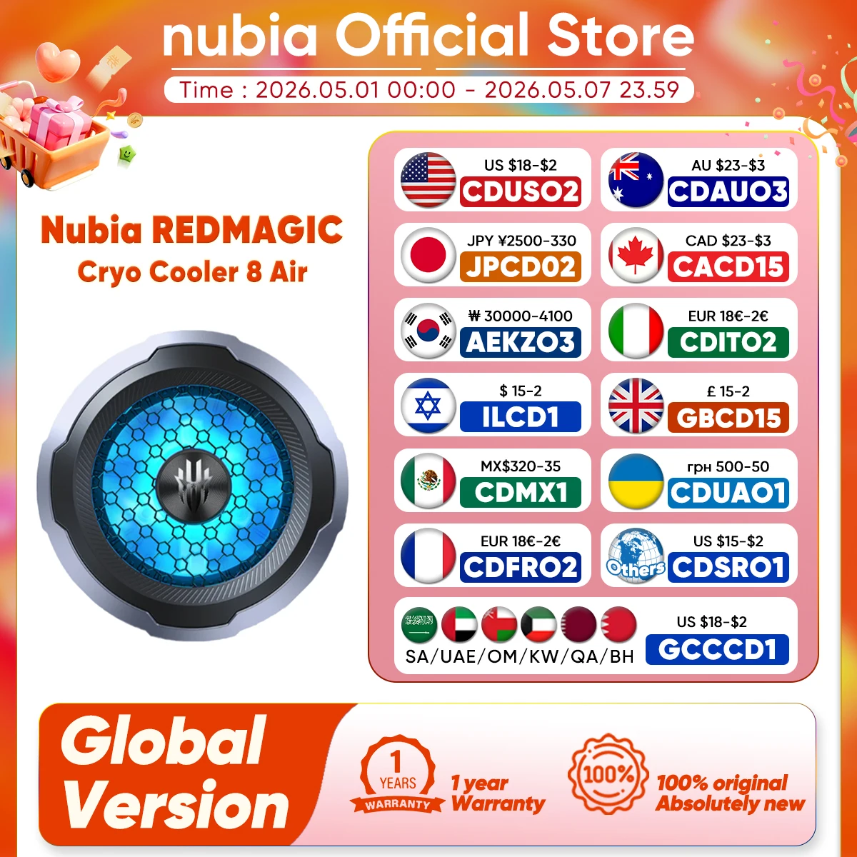 nubia-redmagic-cryo-cooler-8-air-スマートフォン冷却ファン-ゲーミングフォン冷却-apple携帯電話、oneplus-15、realme、poco-x7-proに最適
