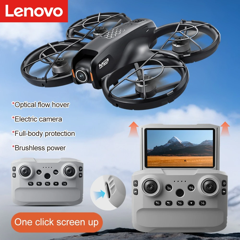 

Lenovo M5 Foldable Quadcopter 4K 8K Ultra HD Camera 4.3" Smart Controller Brushless Motor Optical Flow Positioning Aerial Drone