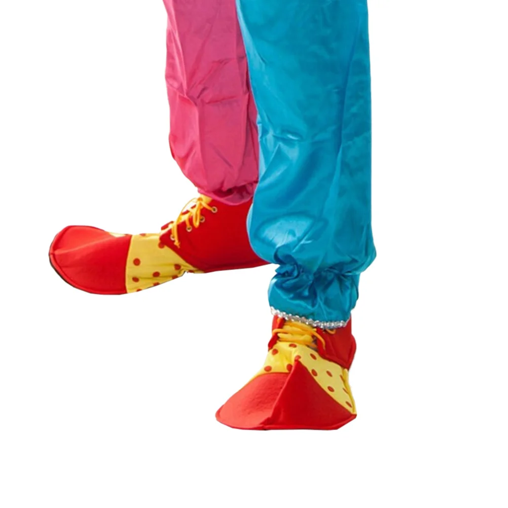 Clownschoenen voor dames heren rood Een paar leuke rekwisieten met circusthema en verstelbare pasvorm Ideaal voor Halloween Carnaval Kerstfeest