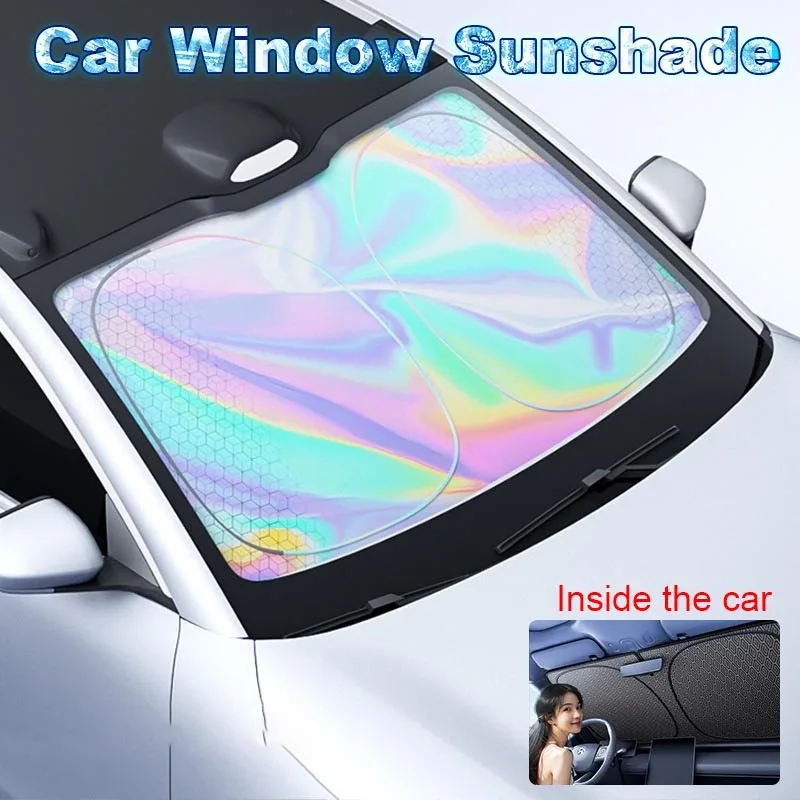 

HQ Folding Car Window Sunshade Cover Visor Protector Interior Anti UV Sun Windscreen Parasol Auto Accessories Car Curtain Visor