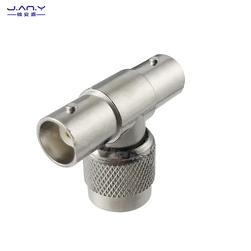 1 piece TNC revolution BNC female RF coaxial three-way adapter L12 turn Q9 head one in two out signal branch