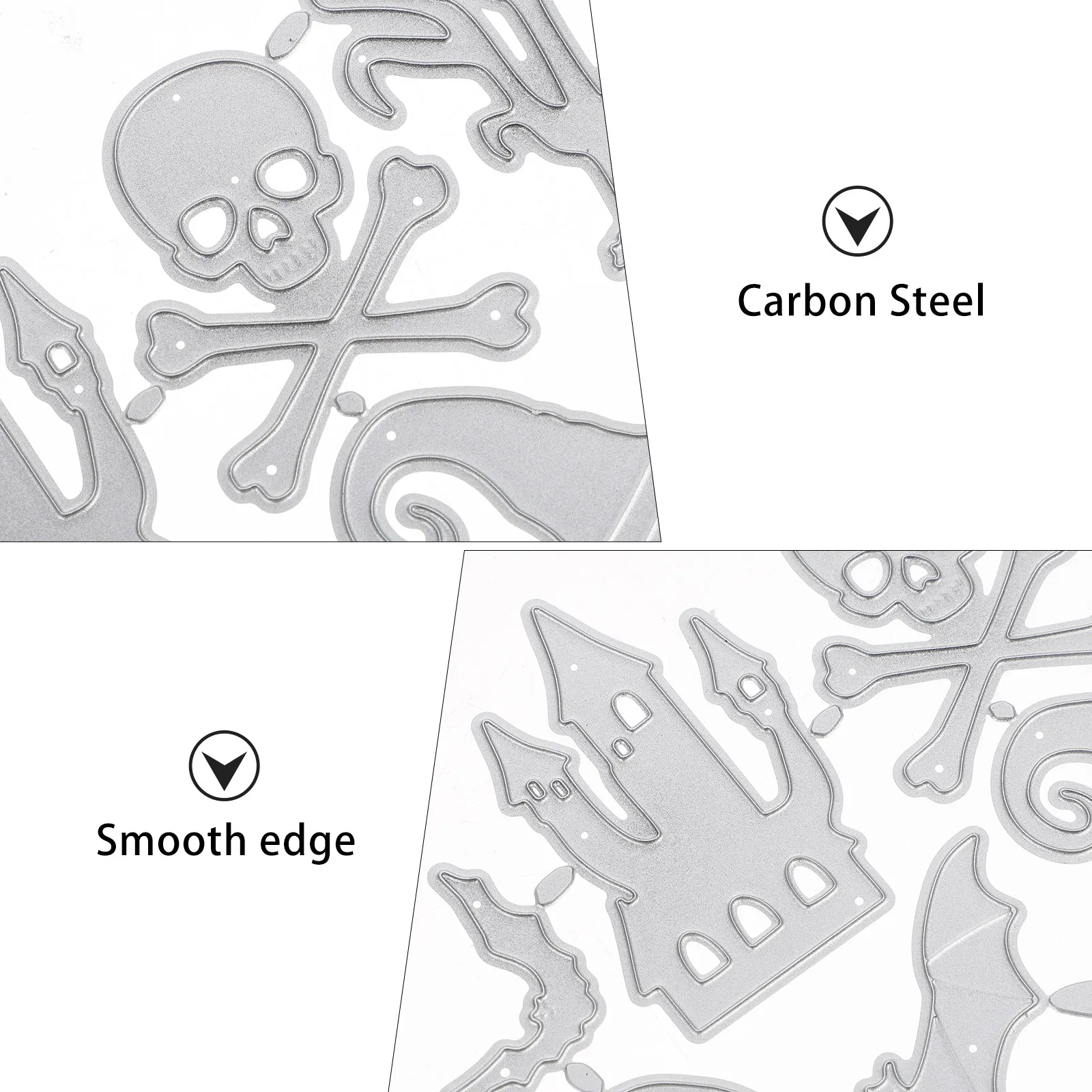 

Embossing Knife Die DIY Craft Cutting Metal Dies Halloween Stencil for Carbon Steel